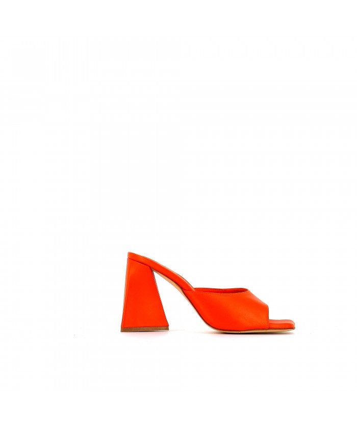 MULE ROCKET CUIR ORANGE