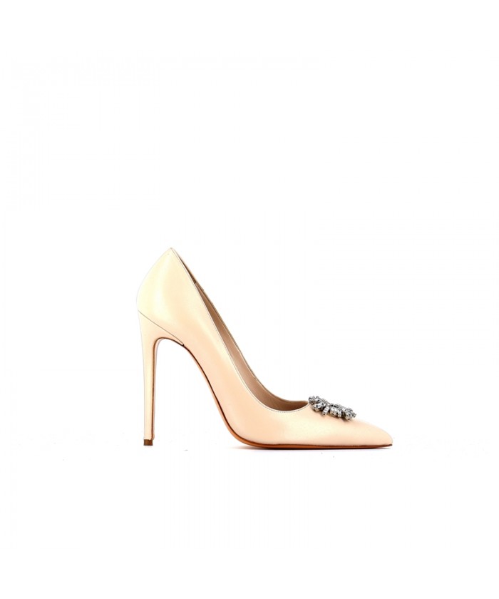 ESCARPIN LYNA CUIR BEIGE