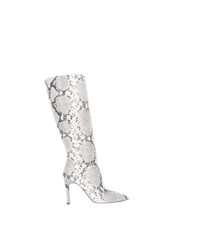 Botte Leana Cuir Effet Python a Talon Aiguille