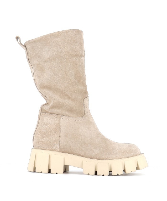 Bottes daim beige deals