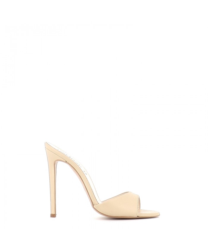 SUZY MULE CUIR BEIGE