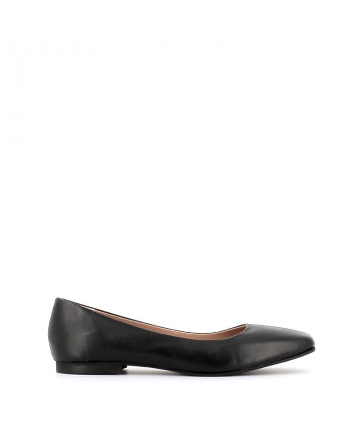 BALLERINE WOLFY CUIR NOIR