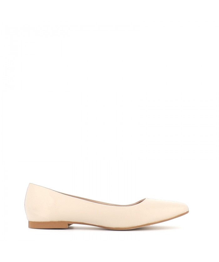 BALLERINE WOLFY CUIR BEIGE