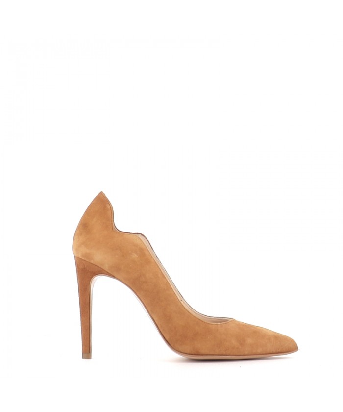 ESCARPIN EDEN DAIM CAMEL