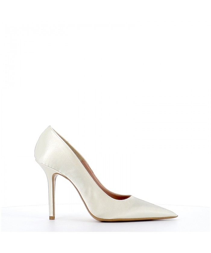 ESCARPIN TINA SATIN BEIGE