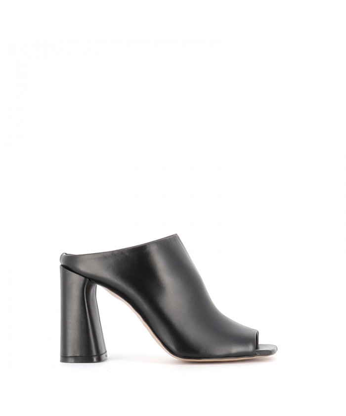 MULE LINDA CUIR NOIR