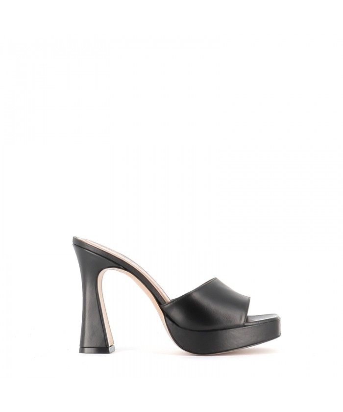 MULES AMIRA CUIR NOIR