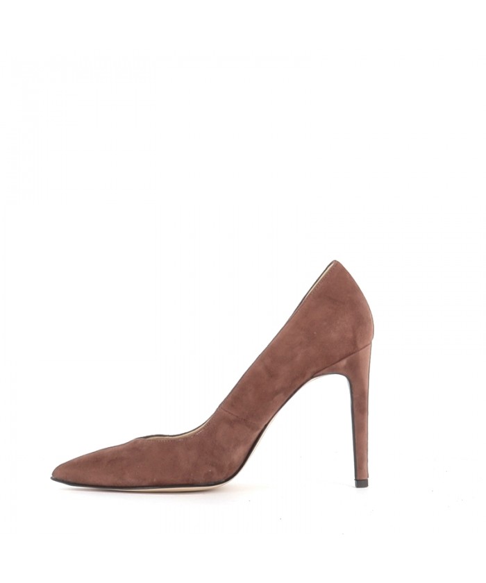 Escarpin deals daim marron