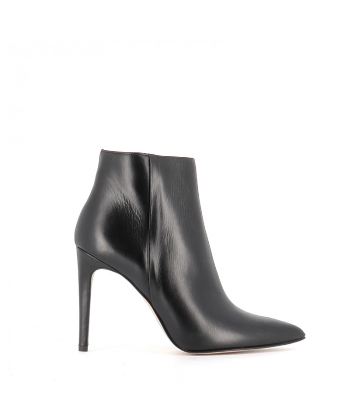 BOTTINE LIVA CUIR NOIR