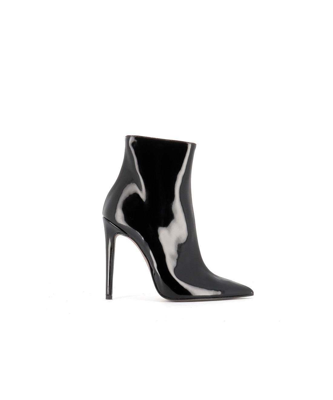 Bottines talons vernis noir online