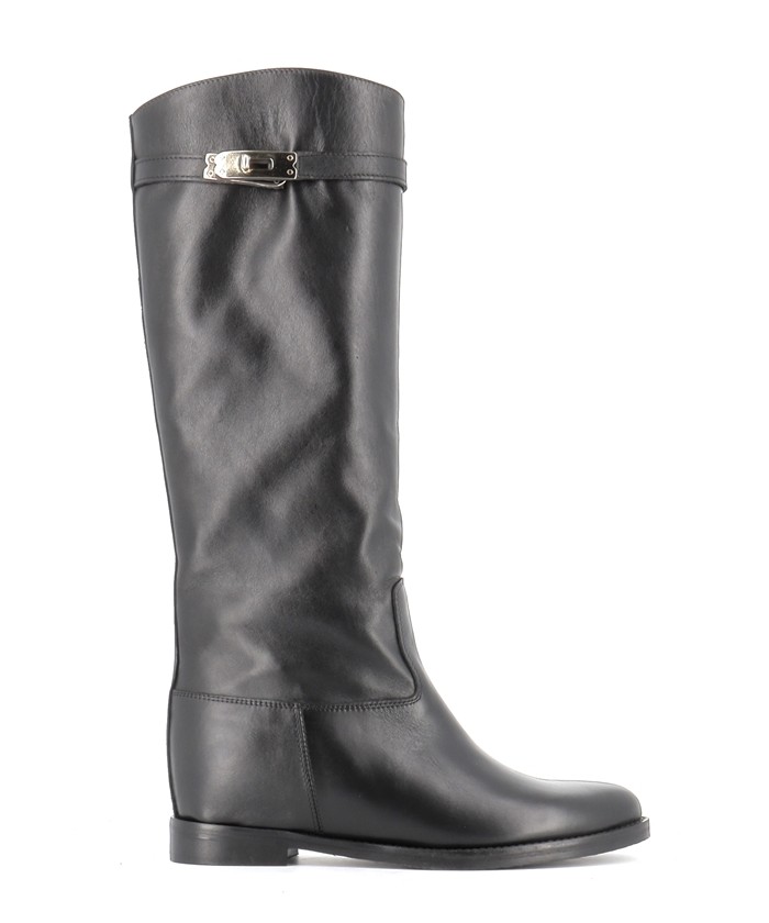 BOTTE CAVALIERE VERA CUIR NOIR