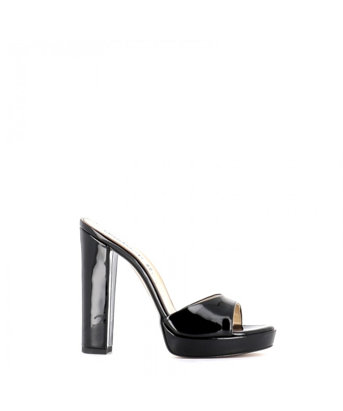 MULES EMMA VERNIS NOIR