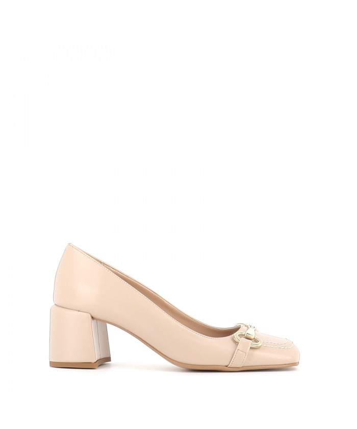 ESCARPIN ANGELINA CUIR BEIGE