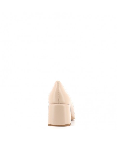Escarpins Vintage Silvy En Cuir Beige - Talon Aiguille 9.5 Cm - Taille 35/36 - Neufs Sans Boîte