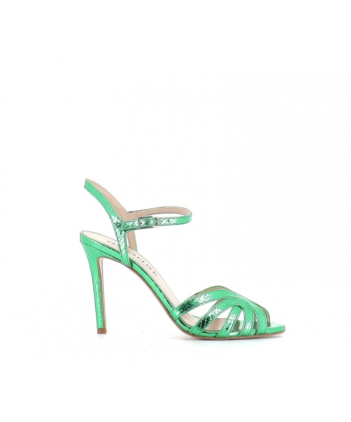 SANDALES LOULOU CUIR VERT...