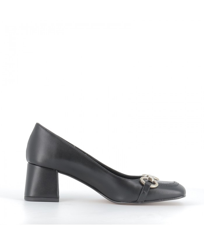 ESCARPIN ANGELINA CUIR NOIR