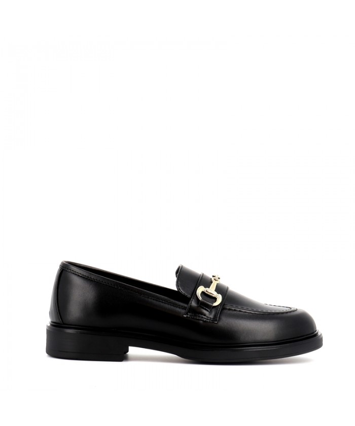 MOCASSIN CHARME CUIR NOIR