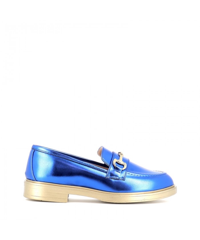 MOCASSIN CHARME BLEU METAL