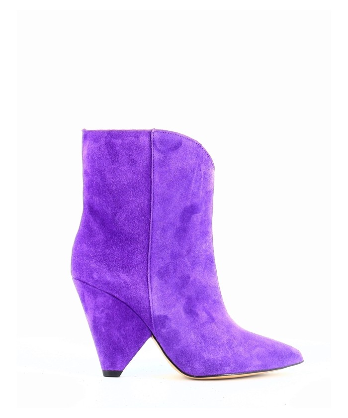 BOTTINE NIZZA DAIM VIOLET