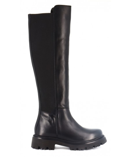 Bottes Céline Chelsea Femme Cuir Brillant - Noir - Taille 40 - Fabriquées En Italie