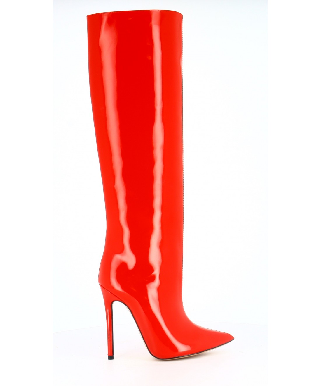 Botte rouge vernis hotsell