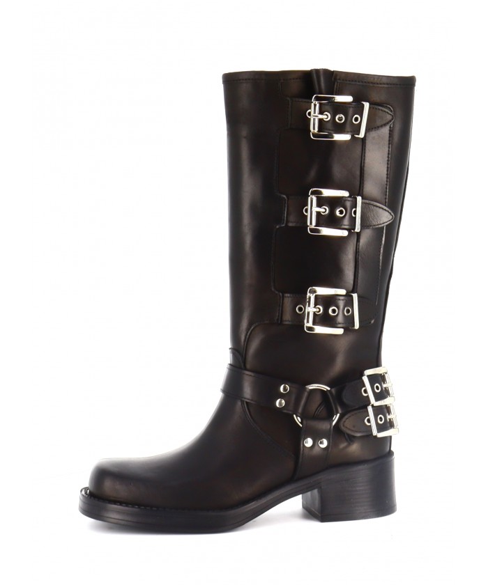 BOTTE RANGER HARLEY CUIR NOIR