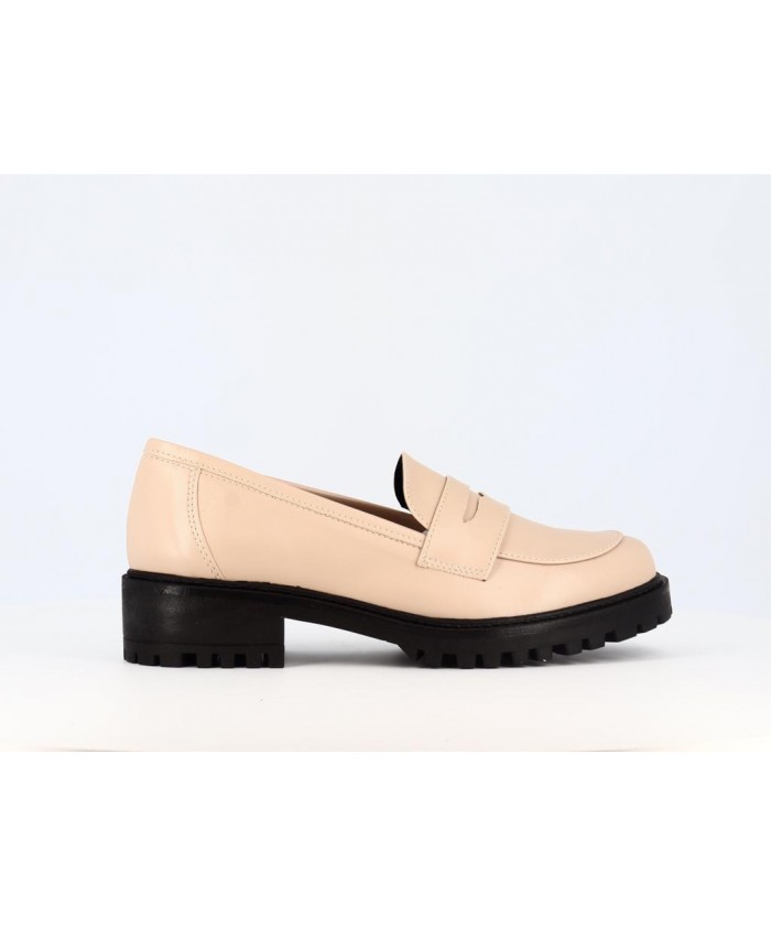 MOCASSIN CUIR VEGAN BEIGE