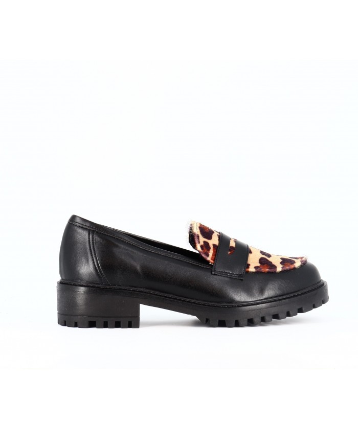 MOCASSIN CUIR VEGAN NOIR...