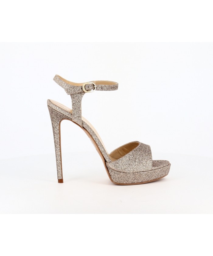 SANDALE DIANA GLITTER OR