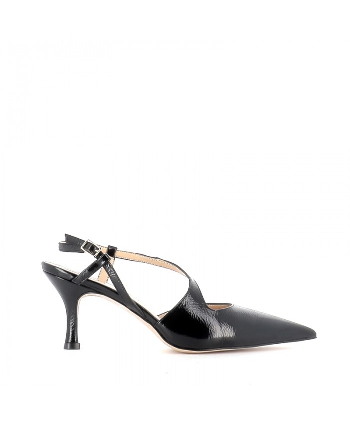 ESCARPIN RIO 75 VERNIS NOIR