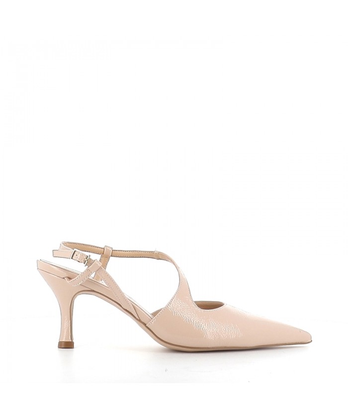 ESCARPIN RIO 75 VERNIS NUDE