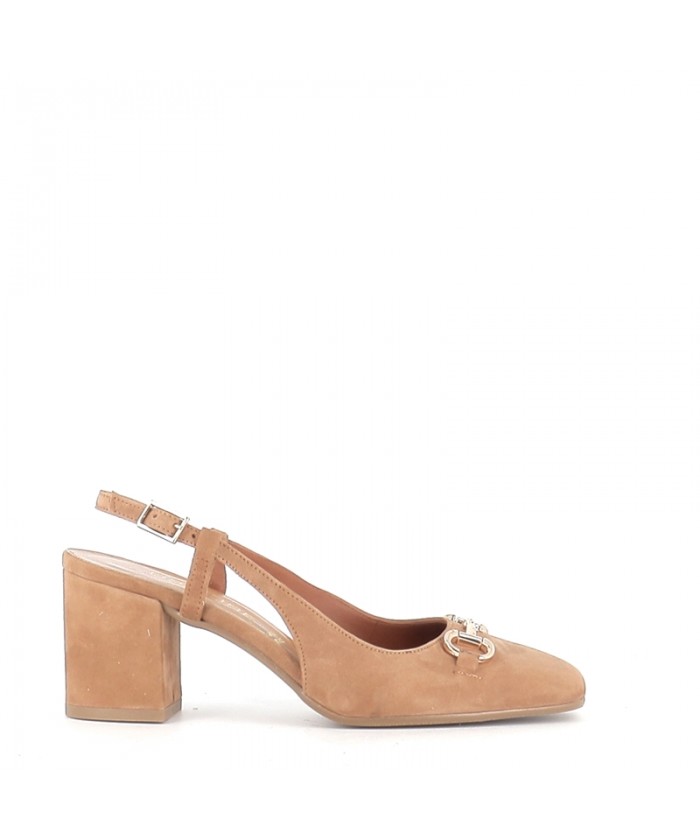 ESCARPIN VENUS DAIM CAMEL
