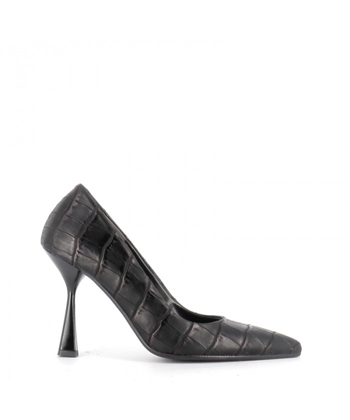 ESCARPIN TREVES CUIR NOIR...
