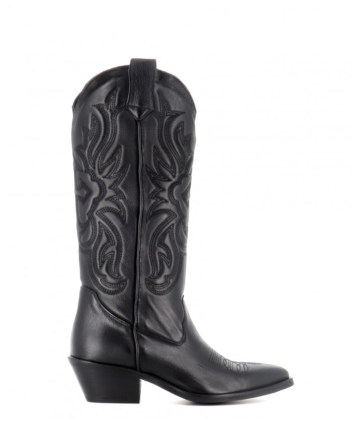 BOTTE NEVADA CUIR NOIR