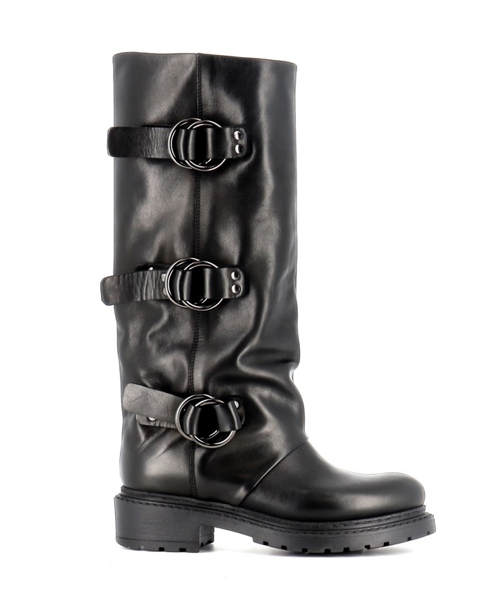 BOTTE CAMDEN CUIR NOIR