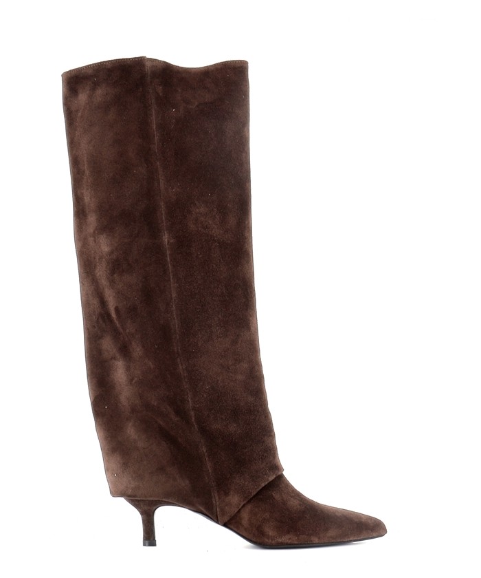 BOTTE MATHILDE DAIM MARRON