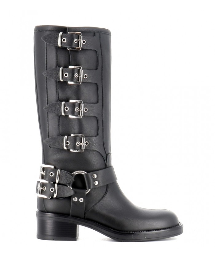 BOTTE RANGER HARLEY CUIR NOIR