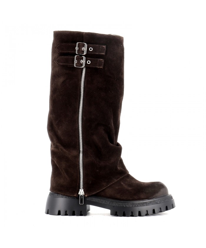 BOTTE GAIANA DAIM MARRON