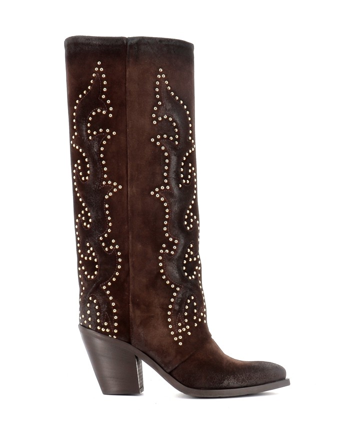 TIAG ATHENA CUIR MARRON ET OR