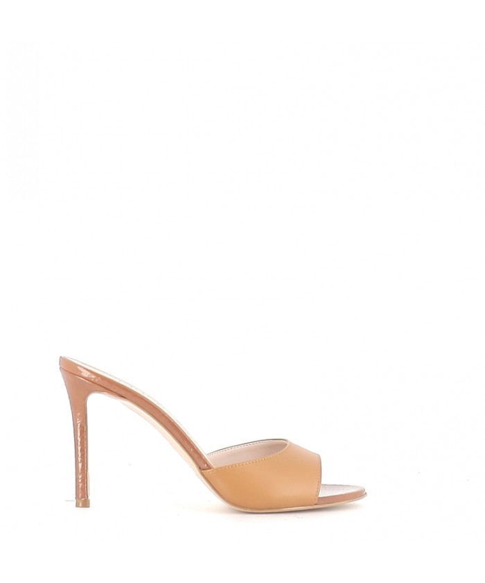 SANDALE CARLA21 CUIR CAMEL