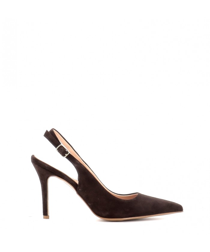 ESCARPIN SOFIA DAIM MARRON