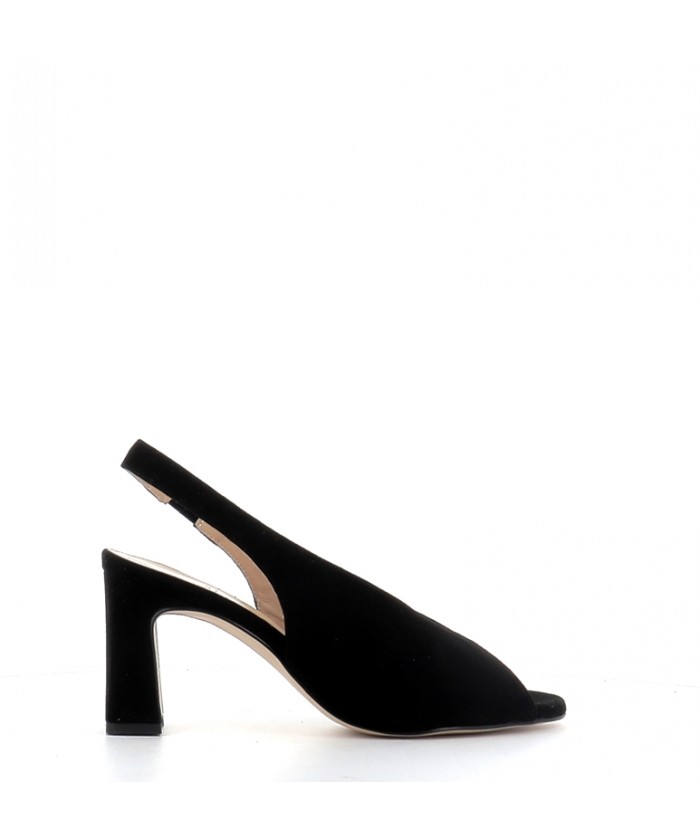 SANDALE LORENA DAIM NOIR