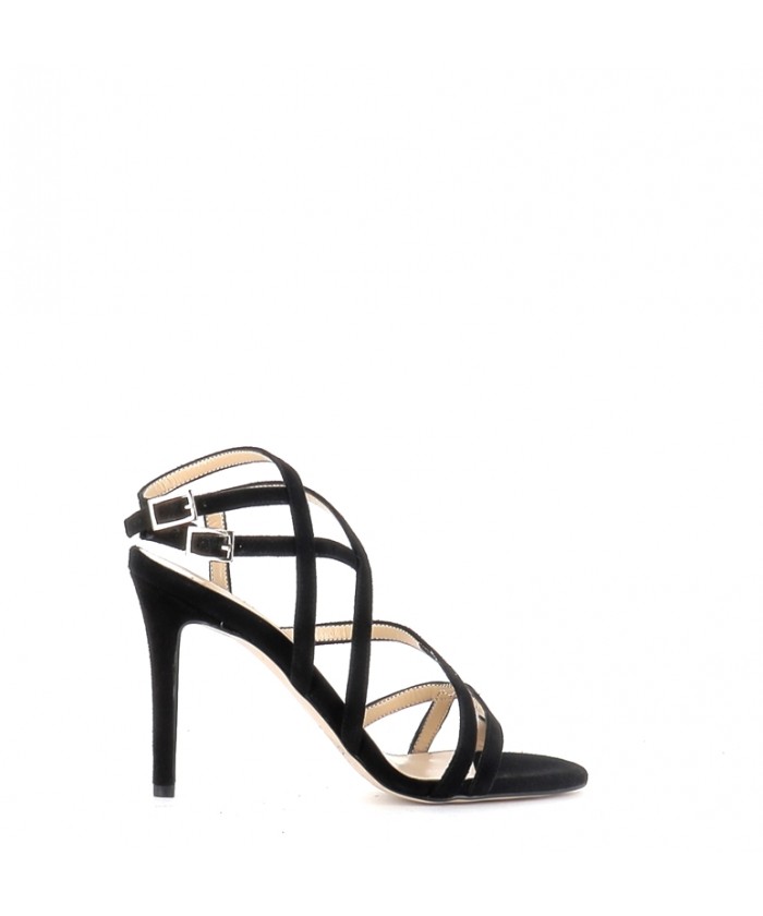 SANDALE VALENTINA DAIM NOIR
