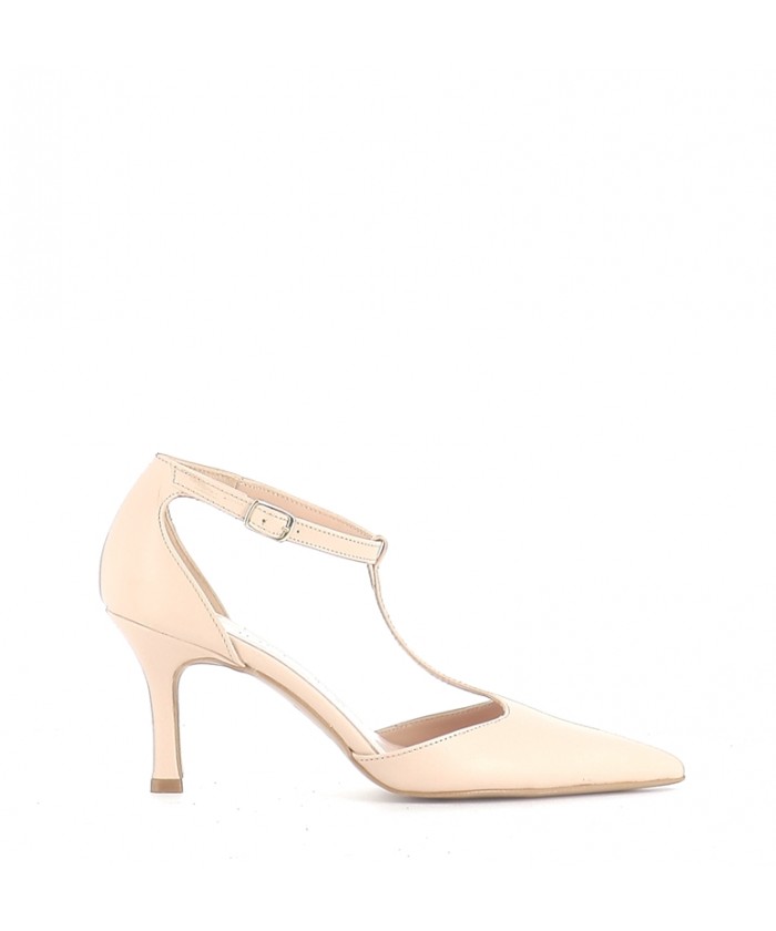ESCARPIN ESMEE CUIR NUDE