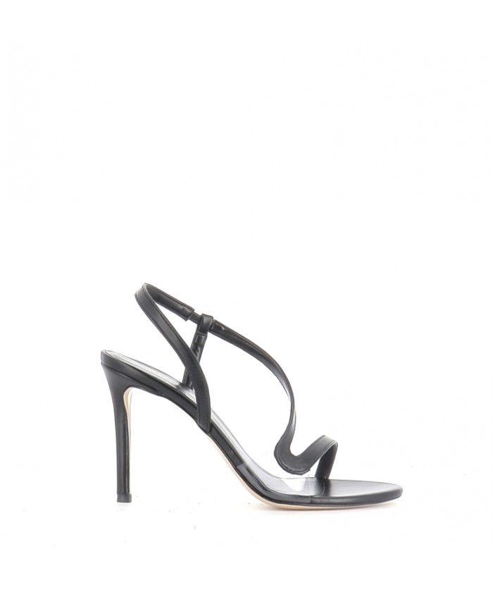 SANDALE CARLA-31 CUIR NOIR