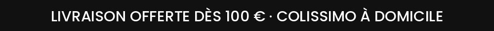 Livraison offerte dès 100 € d’achat en Colissimo à domicile